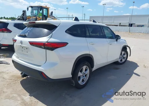 2021 Toyota Highlander L z USA, uszkodzony, nr VIN 5TDCZRAHXMS064223